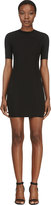 Thumbnail for your product : Alexander Wang T by Black Stretch Silk Scuba Dress