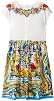 Thumbnail for your product : Dolce & Gabbana Kids Escape Maiolica Flared Dress (Big Kids)