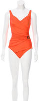 Thumbnail for your product : La Perla Embellished One-Piece Swimsuit w/ Tags