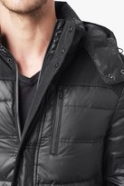 Thumbnail for your product : 7 For All Mankind Mix Media Down Jacket In Black