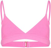 Thumbnail for your product : Frankie's Bikinis Claire bikini triangle terry top