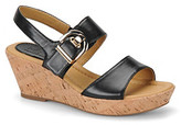 Thumbnail for your product : Softspots Rach" Cork Wedge Buckle Sandals