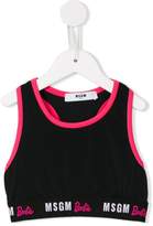 Thumbnail for your product : MSGM Kids x Barbie tank top