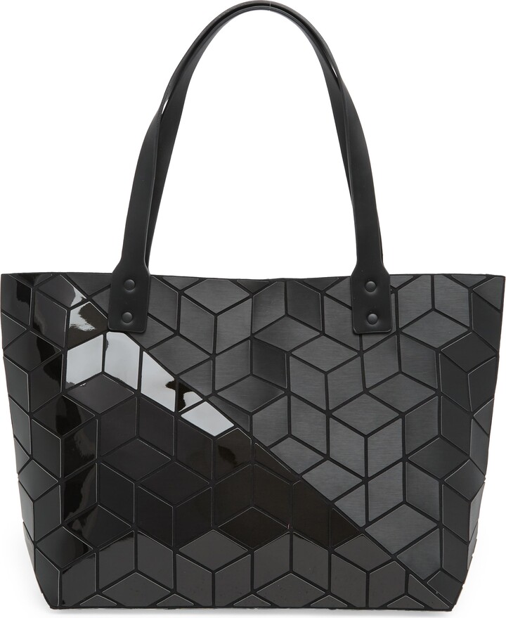 PATRIZIA LUCA Diagonal Two-Tone Geometric Tote Bag - ShopStyle