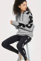Thumbnail for your product : Topshop Topshop Logo Sleeve Hoodie