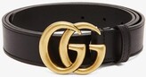 Thumbnail for your product : Gucci GG Leather Belt - Black