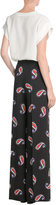Thumbnail for your product : Etro Printed Silk Wide Leg Pants