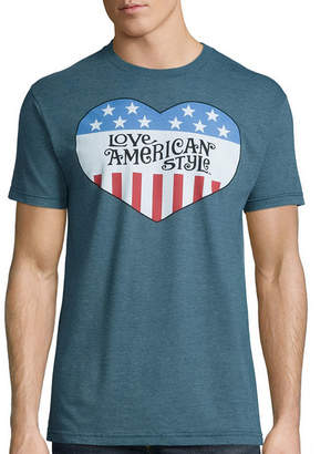 Novelty T-Shirts Short-Sleeve Love American Style Tee