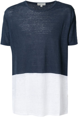 Onia Chad colour block T-shirt - men - Linen/Flax - S