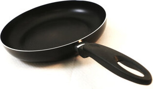 Cook Pro Professional Aluminum Fry Pan w/ Nonstick Coating, Black
