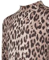 Thumbnail for your product : River Island Girls grey leopard print bodysuit