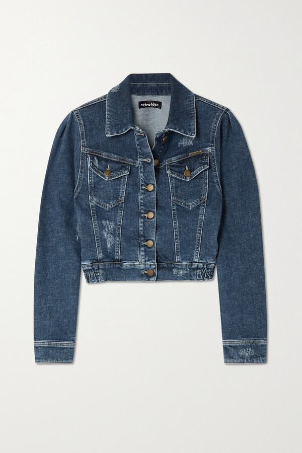 ladies dark denim jacket