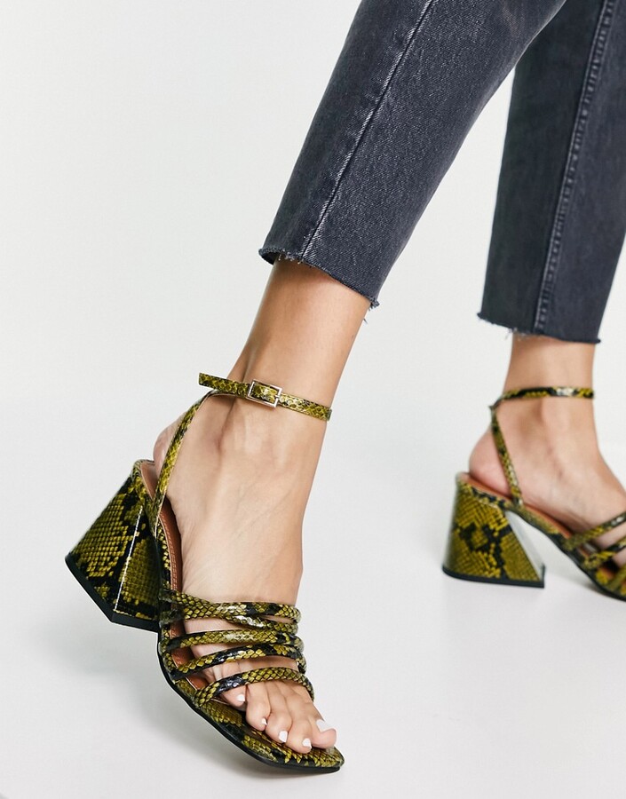 Green Block Heel Sandal | Shop the world's largest collection of 