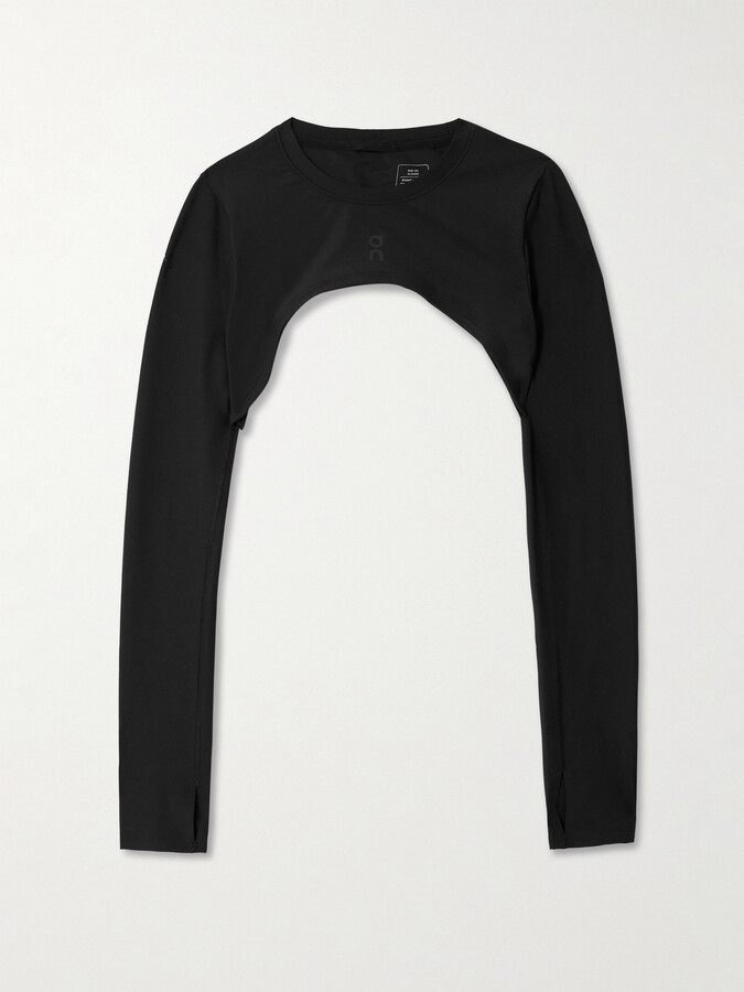 On Studio Recycled Stretch-jersey Bolero - Black
