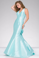 Thumbnail for your product : Jovani V-Neck Sleeveless Mermaid Prom Dress 40780