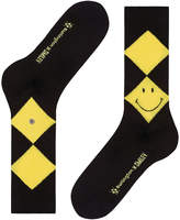 Thumbnail for your product : Burlington Argyle Smiley Socks