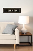 Thumbnail for your product : SPICHER AND COMPANY 'Cold Beer' Vintage Look Street Sign Artwork