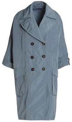Brunello Cucinelli Double-Breasted Shell Trench Coat