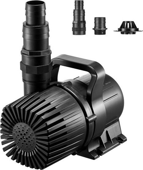 VEVORSubmersibleWaterPump280W4500GPHAquariumReturnPumpwith16.4ftLiftHeight&180°AdjustableFlowDirectionBlack
