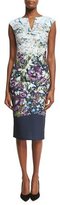 Thumbnail for your product : Ted Baker Tiha Entangled Enchantment Floral Sheath Dress, Blue