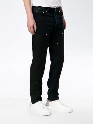 Givenchy contrast panel jeans