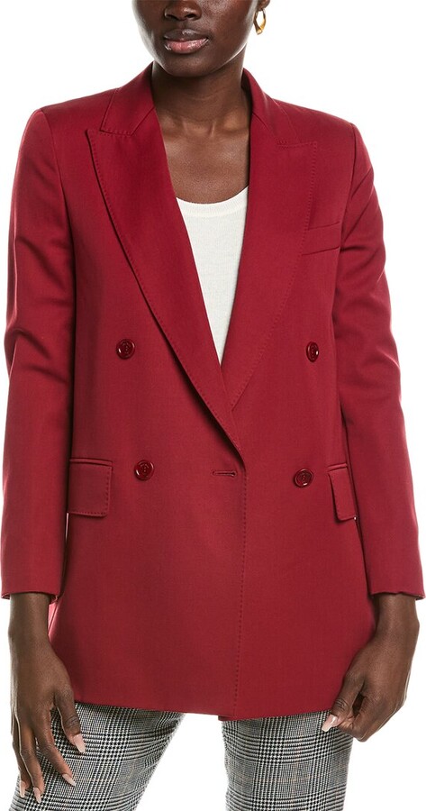 Max Mara Pevera Wool & Mohair-Blend Blazer