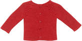 Thumbnail for your product : Carrera Pili Knit Knot Cardigan w/ Footed Pajamas, Size 1-6 Months