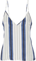 Thumbnail for your product : Protagonist Striped Silk-Twill Camisole