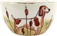 Vietri Wildlife Spaniel Cereal Bowl