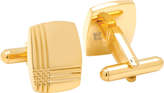 Thumbnail for your product : Ox & Bull Trading Co. Stainless Steel Gold Tartan Plaid Cufflinks (Men's)
