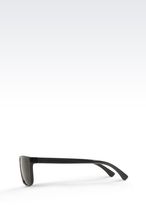 Thumbnail for your product : Emporio Armani Retro shiny black sunglasses