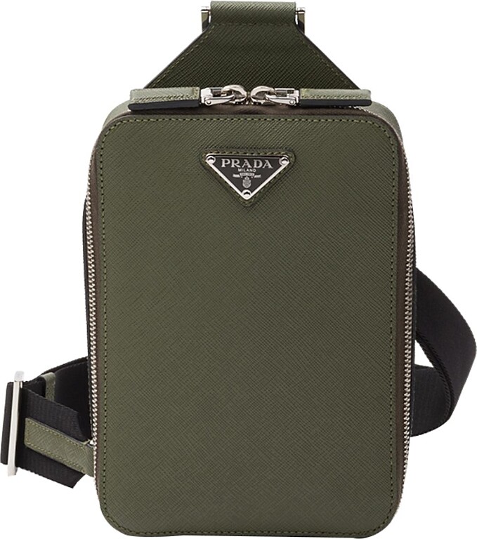 Prada Brique Saffiano Leather Bag