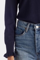Thumbnail for your product : CeCe Mock Neck Ruffle Cuff Sweater