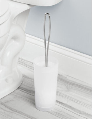 InterDesign Loop 4in H Free Standing Toilet Brush and Holder