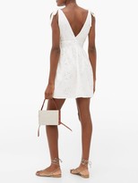 Thumbnail for your product : Sir - Celeste Broderie-anglaise Mini Dress - Ivory
