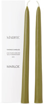 Thumbnail for your product : Marloe Marloe Green Tapered Candle Stick Set