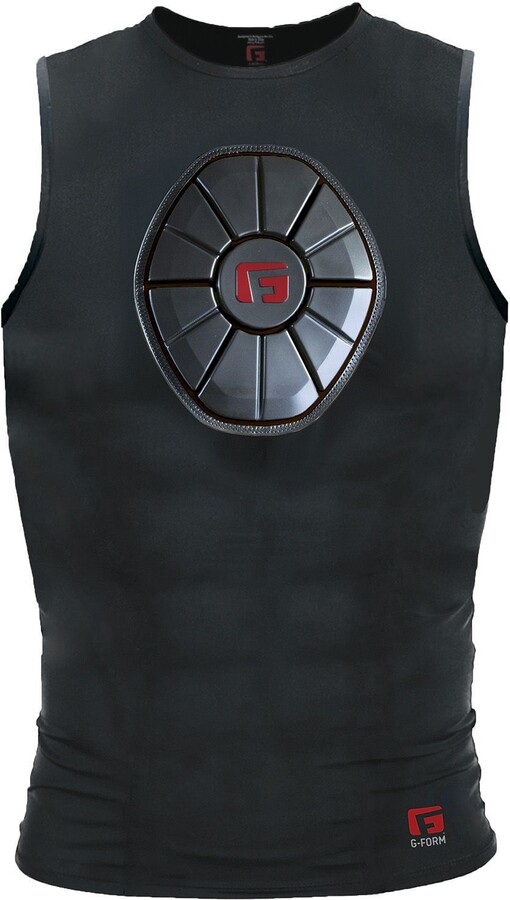 G-Form Youth Pro Sternum Shirt, Large, Black