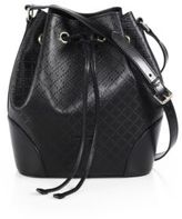 Thumbnail for your product : Gucci Bright Diamante Leather Bucket Bag