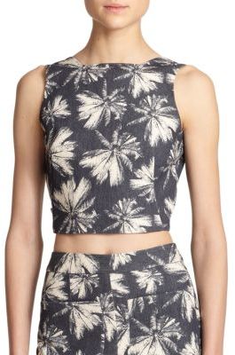 L'Agence Palm Tree Cropped Top