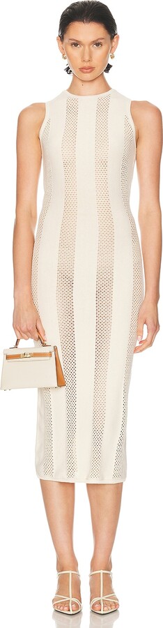 fleur du mal Simone Maxi Dress in Cream