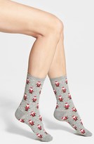 Thumbnail for your product : Hot Sox 'Santa Claus' Crew Socks
