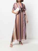 Thumbnail for your product : Liu Jo Striped Wrap Dress