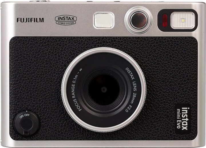 FUJIFILM INSTAX MINI EVO Hybrid Instant Camera | Black