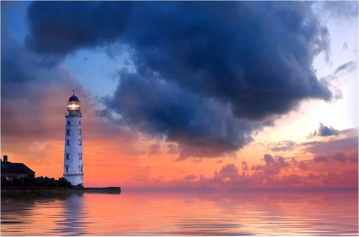 Yosemite Home Decor Evening Glow by Unknown Artist Tempered Glass Wall Art