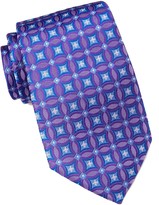 Thumbnail for your product : Hickey Freeman Flower Medallion Silk Tie