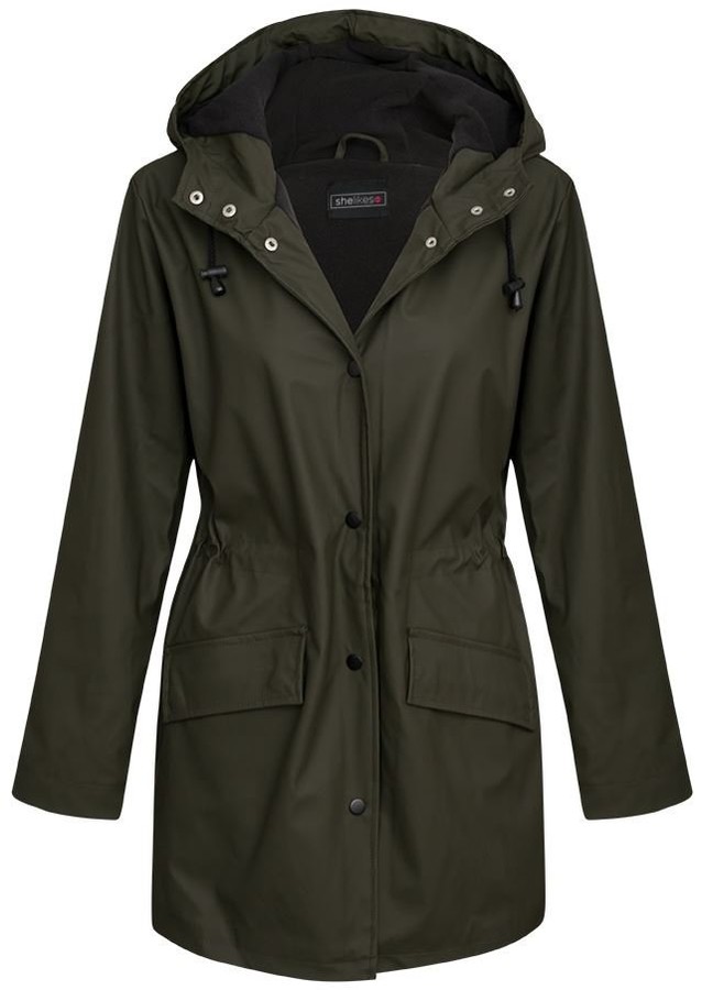 fleece lined mac ladies