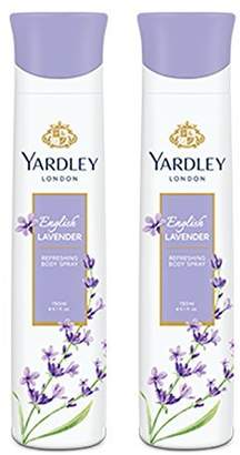 Yardley London English Lavender Refreshing Body Spray for Woman - 150 ml - India