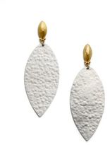 Thumbnail for your product : Gurhan Willow 24K Yellow Gold & Sterling Silver Flake Teardrop Earrings