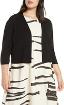 Thumbnail for your product : Lafayette 148 New York Open Front Crop Cardigan