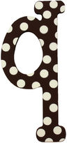Thumbnail for your product : My Baby Sam Chocolate Polka Dot Wall Letters
